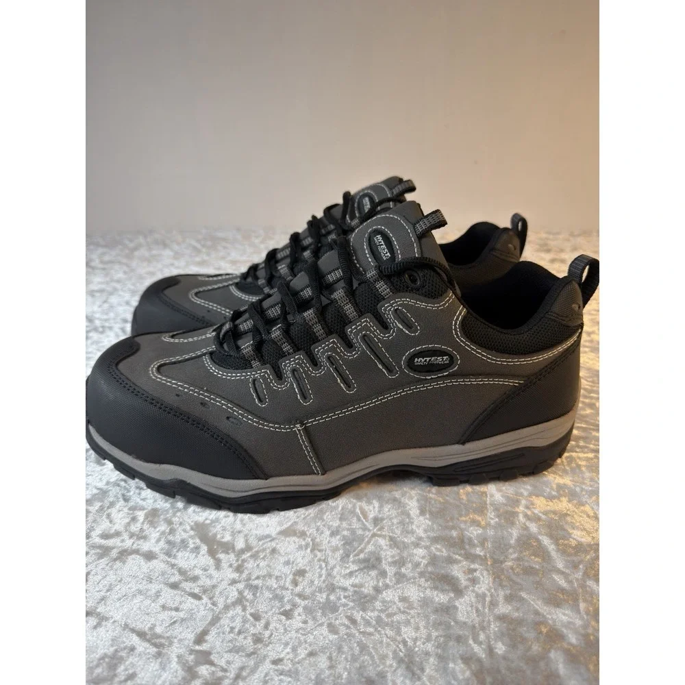 HyTest Safety Shoes 14W‎ Steel Toe ASTM F2413-18 SD10 Slip Resistant Work Shoe